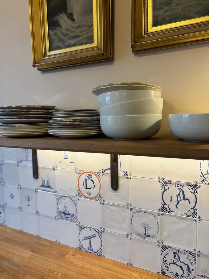 Kitchen backsplash by Day Studio